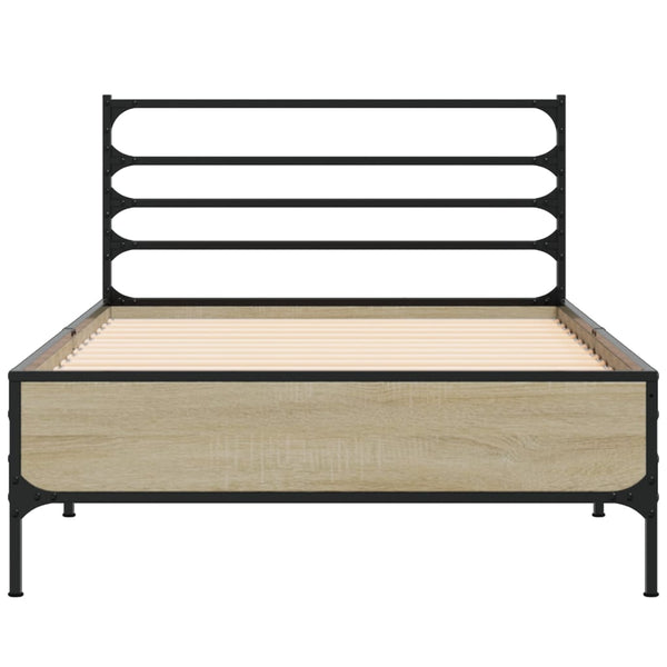 Bettgestell Sonoma Eiche 100x200 cm