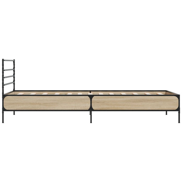 Bettgestell Sonoma Eiche 100x200 cm