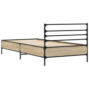 Bettgestell Sonoma Eiche 100x200 cm