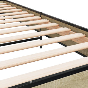 Bettgestell Sonoma Eiche 100x200 cm
