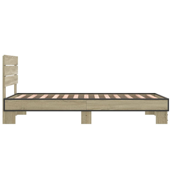 Bettgestell Sonoma-Eiche 90x190 cm