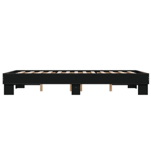 Bettgestell Schwarz 120x200 cm