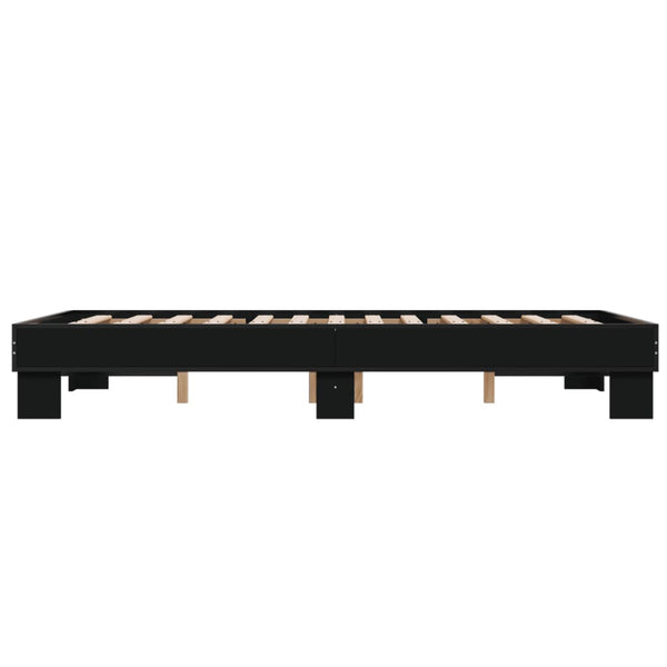 Bettgestell Schwarz 120x200 cm