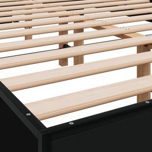 Bettgestell Schwarz 120x200 cm