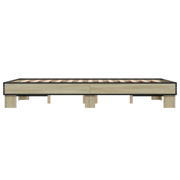 Bettgestell Sonoma-Eiche 120x200 cm