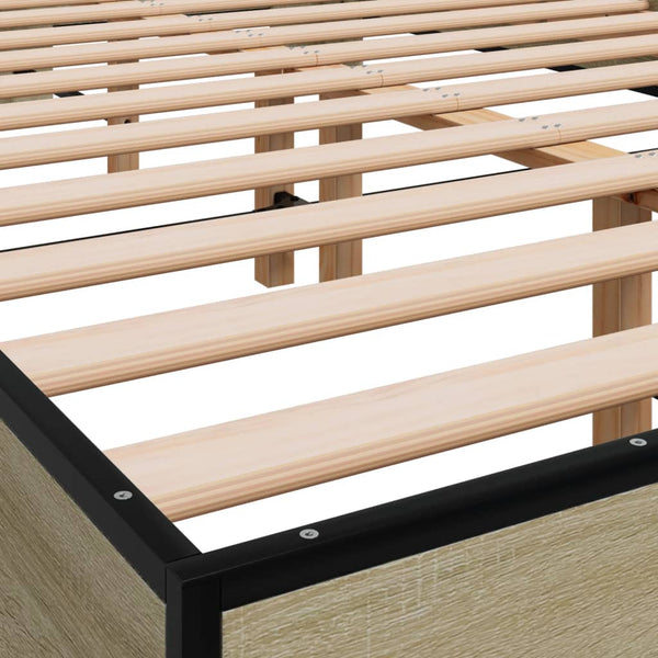 Bettgestell Sonoma-Eiche 120x200 cm