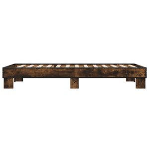 Bettgestell Räuchereiche 100x200 cm