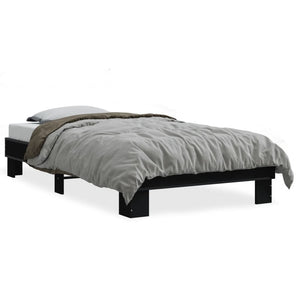 Bettgestell Schwarz 90x200 cm
