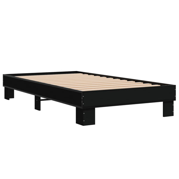 Bettgestell Schwarz 90x200 cm