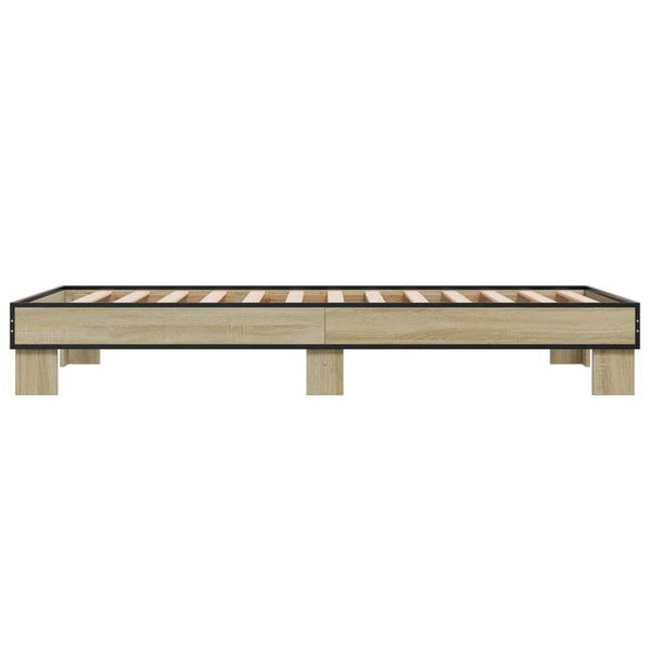 Sonoma Eiche Bettgestell 75x190 cm