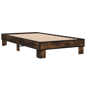 Bettgestell Räuchereiche 75x190 cm