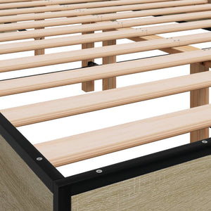 Bettgestell Sonoma-Eiche 120x190 cm
