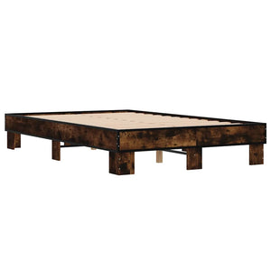 Bettgestell Räuchereiche 140x190 cm