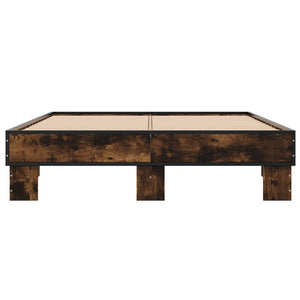 Bettgestell Räuchereiche 140x190 cm