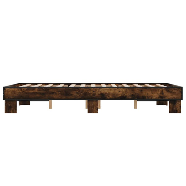 Bettgestell Räuchereiche 140x190 cm