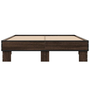 Bettgestell Braun Eichen-Optik 140x190 cm