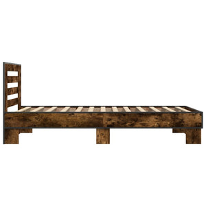 Bettgestell Räuchereiche 90x190 cm
