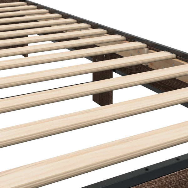 Bettgestell Braun Eiche 90x190 cm