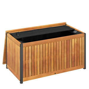 Gartenbox Akazie Massivholz 85x45 cm