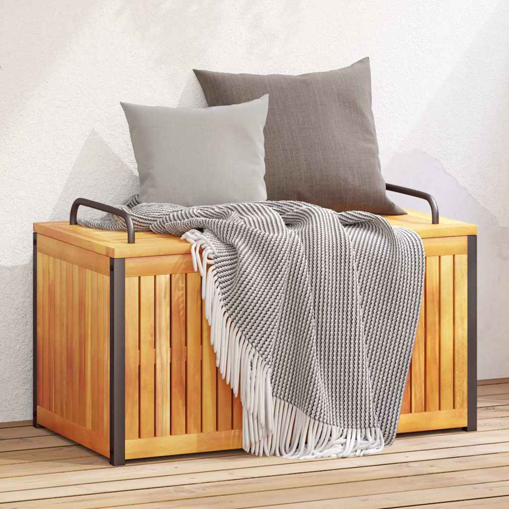 Gartenbox Akazie Massivholz 85x45 cm