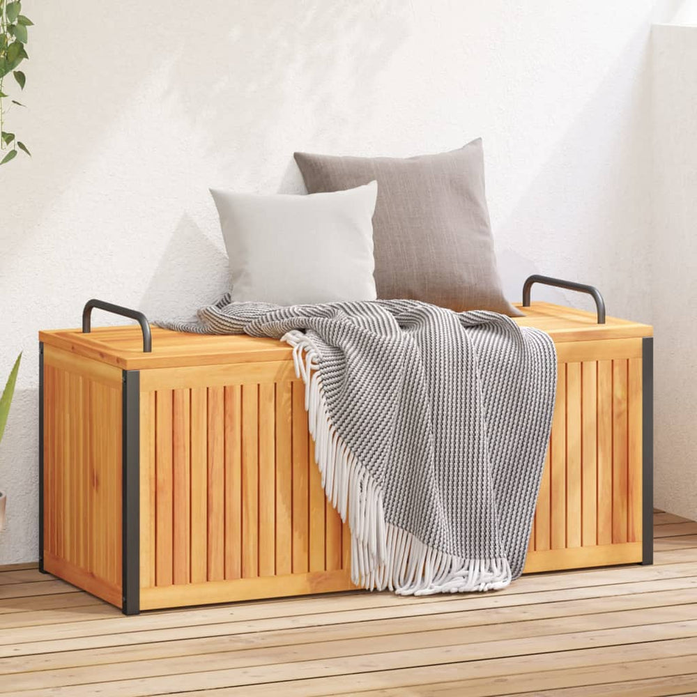 Gartenbox Akazie Massivholz 110 cm