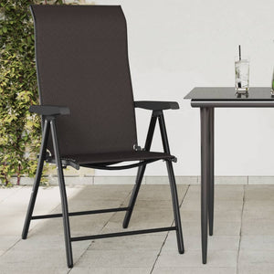 Klappbare Gartenstühle 4er Set Poly Rattan