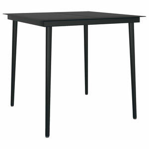 Garten Essgruppe Hellgrau Poly-Rattan 3-teilig