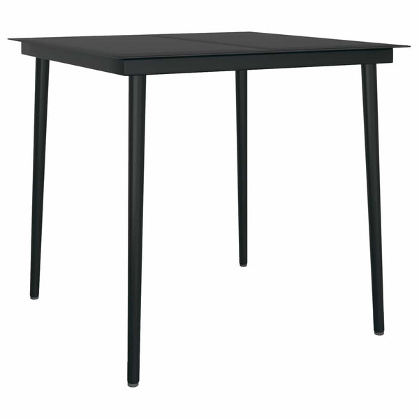 Garten Essgruppe Hellgrau Poly-Rattan 3-teilig