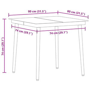 Garten Essgruppe Hellgrau Poly-Rattan 3-teilig