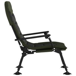 Klappbarer Angelstuhl mit Armlehnen Grün
