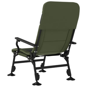 Klappbarer Angelstuhl mit Armlehnen Grün