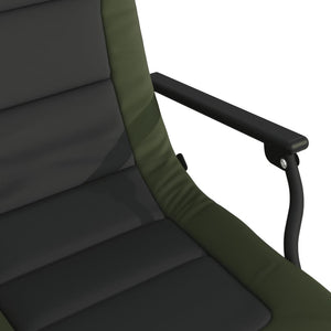 Klappbarer Angelstuhl mit Armlehnen Grün