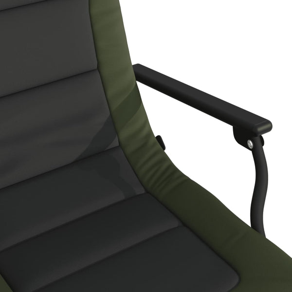 Klappbarer Angelstuhl mit Armlehnen Grün