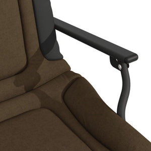 Klappbarer Angelstuhl mit Armlehnen, Taupe