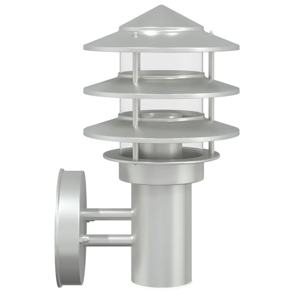Edelstahl Außenwandleuchten 2er Set