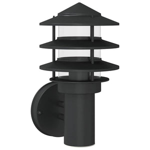 Schwarze Edelstahl Außenwandleuchte