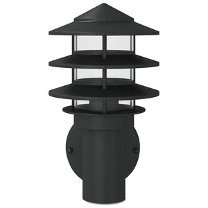 Schwarze Edelstahl Außenwandleuchte
