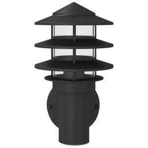 Außenwandleuchten 2er Set Schwarz Edelstahl