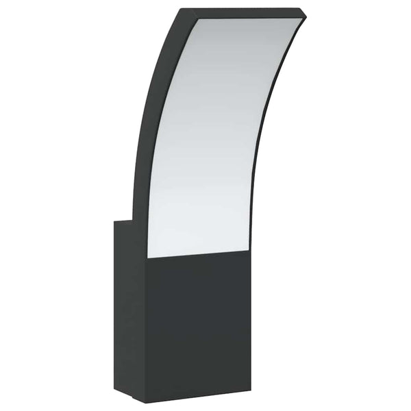 LED Außenwandleuchten, 2er Set, Schwarz