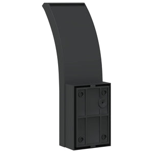 LED Außenwandleuchten, 2er Set, Schwarz