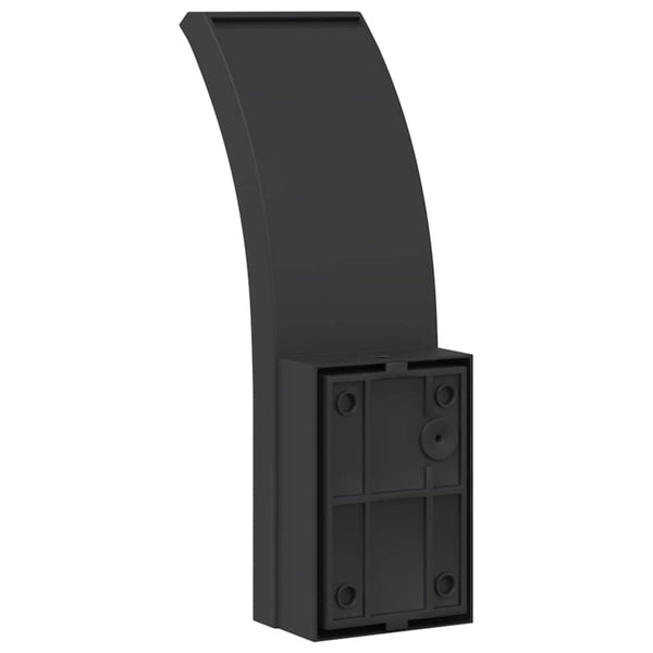 LED Außenwandleuchten, 2er Set, Schwarz