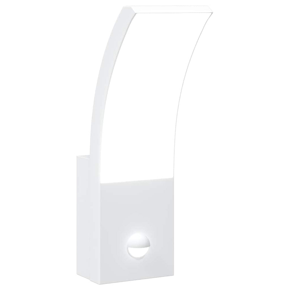LED-Außenwandleuchte mit Sensor, Weiß