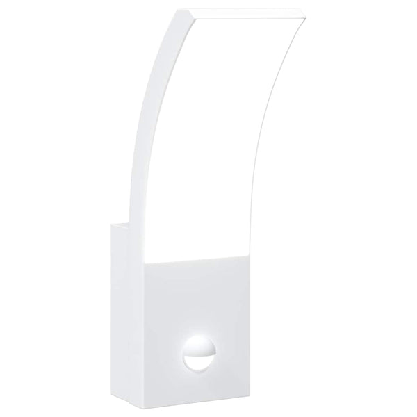 LED-Außenwandleuchte mit Sensor, Weiß