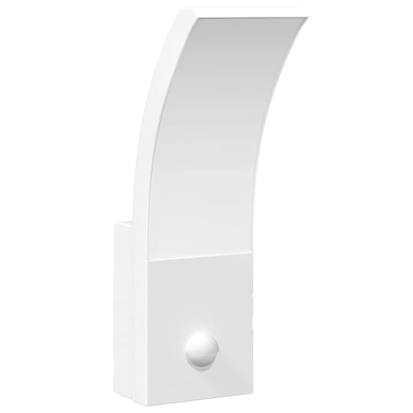 LED-Außenwandleuchte mit Sensor, Weiß