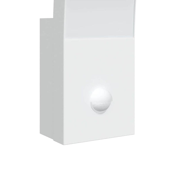 LED-Außenwandleuchte mit Sensor, Weiß