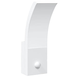 LED Außenwandleuchten mit Sensor, Weiß, 2er-Set