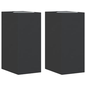 Außenwandleuchten Schwarz 2er Set