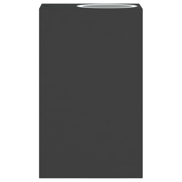 Außenwandleuchten Schwarz 2er Set