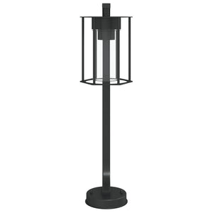 Schwarze Wegeleuchte Edelstahl 60cm