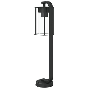 Schwarze Wegeleuchte Edelstahl 60cm